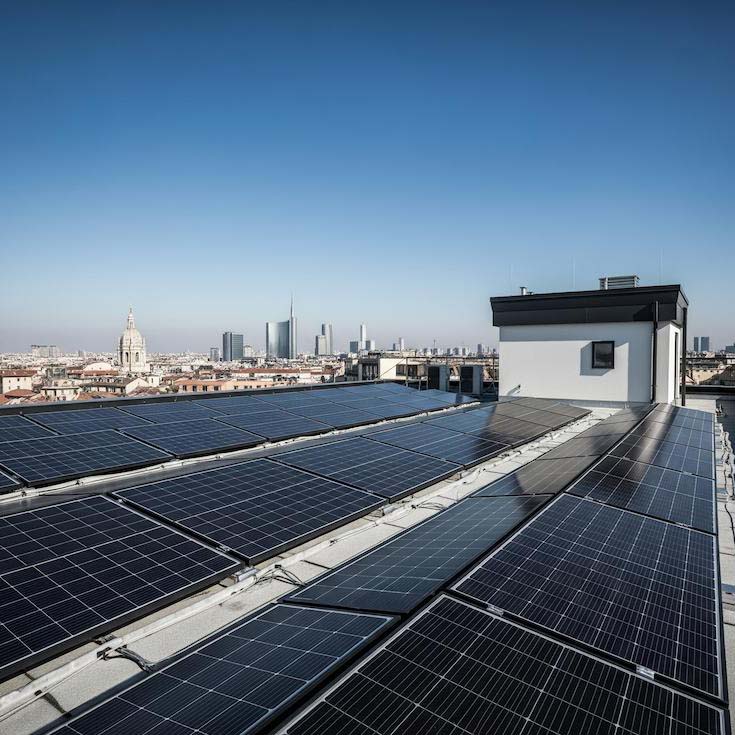 Impianti Fotovoltaici Quartiere Le Terrazze Milano